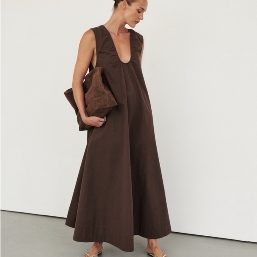 DISSH Gabby Bitter Chocolate Cotton Dress size 4